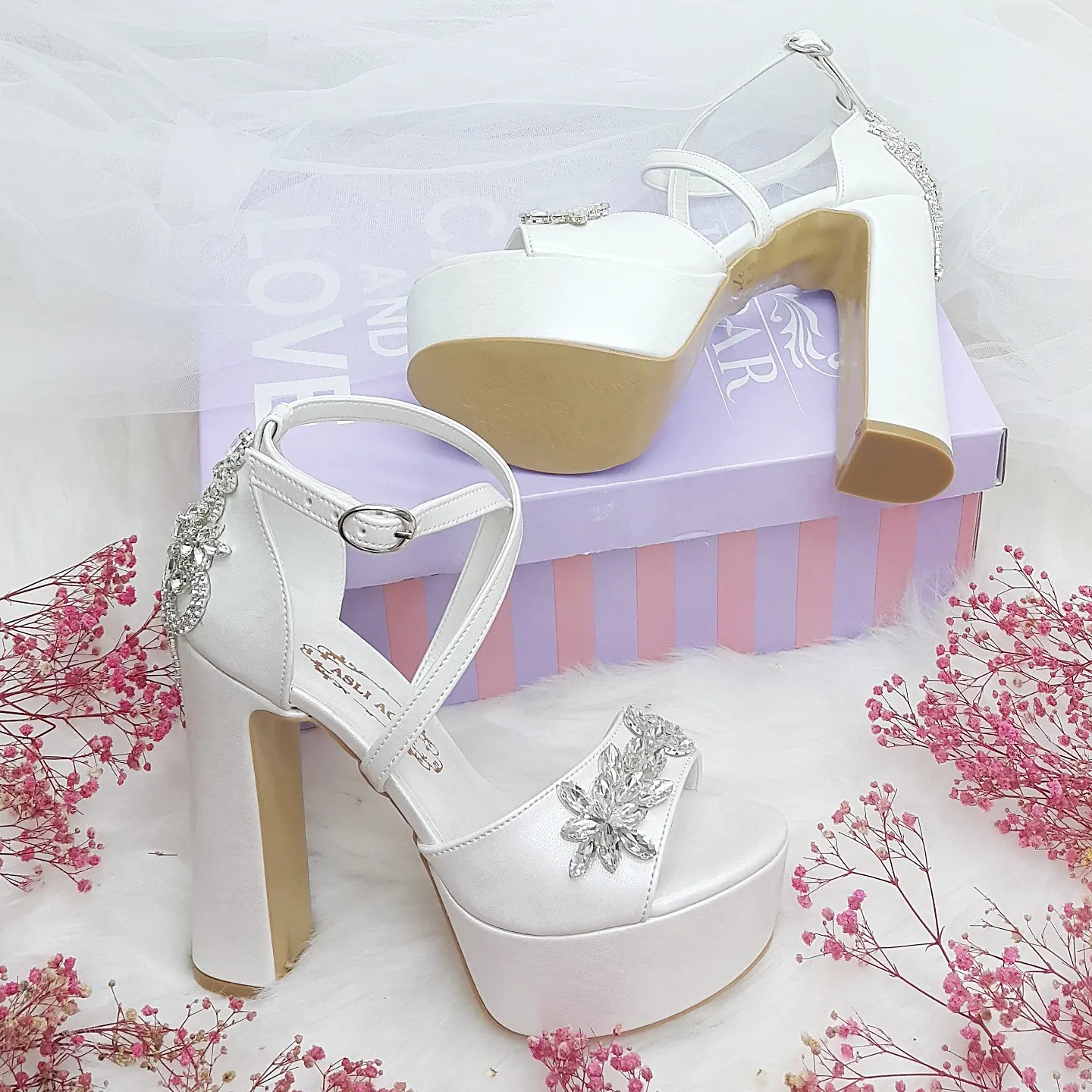 Wedge Heel Design Bridal Shoes Fast Shipping Extreme Comfortable Sport Bridal  Shoes 12cm Height Comfort Bride Shoes wedge