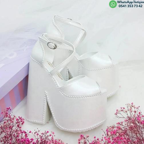 18 Cm Light Sole Wedge Heel Women's Comfortable Bridal Shoes Wedding Shoes