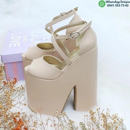 20 Cm Wedge Heel Very Comfortable Engagement and Bridal Shoes