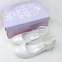 Design Lace Floral Pattern Comfortable Bridal Ballerinas